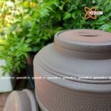  Quà tặng Bố Chum sành Bát Tràng dung tích 30 lít loại 2 nắp 