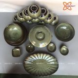  Quà Tặng Doanh Nghiệp bát sứ | Bát Sứ Bát Tràng Bộ Đồ Ăn men Thỏ Ngọc 21 vật phẩm 