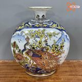  Bình Hút Lộc Bát Tràng nhị cảnh cao 40 cm bụng 38 cm | Quà Tặng Khai Trương bình hút lộc Bát Tràng 