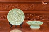  Bộ đồ thờ Bát Tràng cao cấp dâng gia tiên men ngọc vẽ vàng 24k 22 vật phẩm 