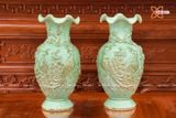  Bộ đồ thờ Bát Tràng cao cấp dâng gia tiên men ngọc vẽ vàng 24k 22 vật phẩm 