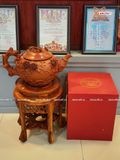  Ấm Tích Bát Tràng Bình An cao cấp đắp nổi cao 26 cm 