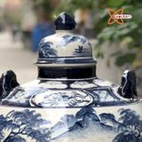  Quà tặng Bố Chum sành vẽ Sơn Thủy dung tích 20 lít 