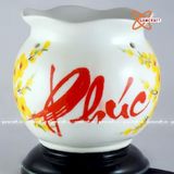  Đèn Xông Tinh Dầu Dáng Sóng Chữ Phúc Hoa Mai 