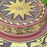  Quà tặng Bố Chum sành đắp nổi dát vàng Trống Đồng Âu Lạc dung tích 50l 