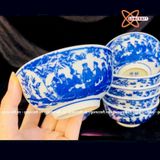  Bộ 10 bát thờ thất tiên men lam đặc biệt 