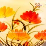  Đèn Xông Tinh Dầu Dáng Sóng Vẽ Tay 