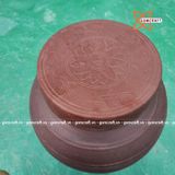  Quà tặng Bố Chum sành vẽ chữ Tài Lộc dáng thon dung tích 20 lít 