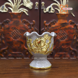  Đồ thờ Bát Tràng | Bộ đồ thờ dâng ban thờ gia tiên men rạn dát vàng 36 vật phẩm 