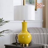  Đèn để bàn gốm sứ nhiều màu cao 64cm 
