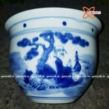  Thống mini vẽ la hán 16x12cm 