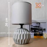  Đèn ngủ để bàn sứ cao 26cm 