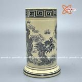  Ống hương gốm Chu Đậu truyền thống 19cm 