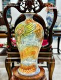  Mai Bình Tích Lộc Long Phụng Xum Vầy vẽ vàng cao 50 cm | Quà Tặng Khai Trương Mai Bình Tích Lộc Bát Tràng 