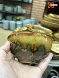  Quà Tặng Doanh Nghiệp bát sứ | Bát Sứ Bát Tràng Bộ Đồ Ăn men Hoàng Thổ lục 21 vật phẩm 