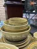  Quà Tặng Doanh Nghiệp bát sứ | Bát Sứ Bát Tràng Bộ Đồ Ăn men Hoàng Thổ lục 21 vật phẩm 
