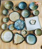  Quà Tặng Doanh Nghiệp bát sứ | Bát Sứ Bát Tràng Bộ Đồ Ăn men hoả biến ngọc trai 22 vật phẩm 