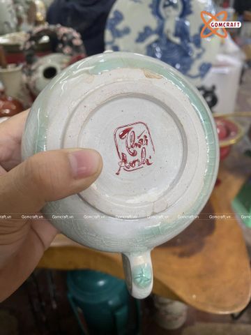  Ấm Tích Bát Tràng men tro rạn ngọc cổ dung tích 250 ml 