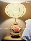  Đèn ngủ để bàn hoạ tiết thuận buồm xuôi gió vẽ vàng 24k cao 68 cm 