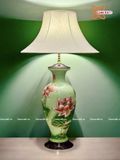  Đèn ngủ để bàn liên hoa vẽ vàng 24k cao 95 cm 