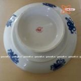  Mâm bồng hoa quả thờ, sứ Bát Tràng 20cm 