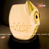  Đèn xông tinh dầu gốm Bát Tràng - Hình Chim Cú 