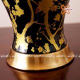  Đèn bàn gốm men trắng cao 65cm 