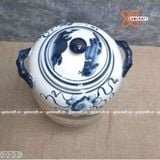  Quà tặng cao cấp Hũ đựng gạo tráng men chữ Tài Lộc dung tích 30 lít 