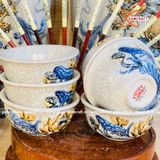  Bát thờ họa tiết hoa sen 10 chiếc 