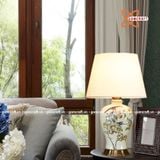  Đèn ngủ gốm cao cấp cao 55cm 