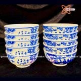  Bộ 10 bát thờ thất tiên men lam đặc biệt 