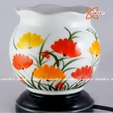  Đèn Xông Tinh Dầu Dáng Sóng Vẽ Tay 