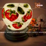  Đèn xông tinh dầu gốm Bát Tràng - Dâu Tây 