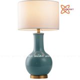  Đèn để bàn gốm sứ nhiều màu cao 64cm 