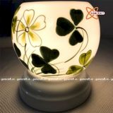  Đèn xông tinh dầu gốm Bát Tràng - Tứ Diệp Thảo 