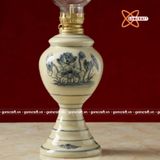  Đèn dầu gốm Chu Đậu 15cm 