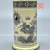  Ống hương gốm Chu Đậu truyền thống 19cm 