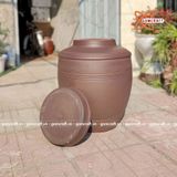  Quà tặng Bố Chum sành Bát Tràng dung tích 30 lít loại 2 nắp 