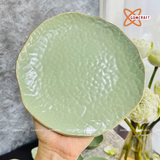  Quà Tặng Doanh Nghiệp bát sứ | Bát Sứ Bát Tràng Bộ Đồ Ăn men xanh chuối 14 sản phẩm 