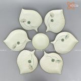  Quà Tặng Doanh Nghiệp bát sứ | Bát Sứ Bát Tràng Hoa Mặt Trời vẽ hoa Bồ Công Anh hàng kỹ bộ 07 chi tiết 