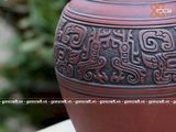  Quà tặng Bố Chum sành khắc nổi họa tiết  Văn Lang Âu Lạc dung tích 6 lít 