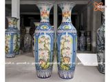  Lục Bình Bát Tràng men màu Tứ quý 1m6 bụng 48cm | Quà Tặng Bố lục bình Bát Tràng 