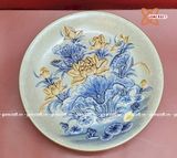  Mâm bồng gốm sứ bày ngũ quả 27cm 