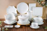  Quà Tặng Doanh Nghiệp bát sứ | Bát Sứ Bát Tràng bộ Đồ ăn vẽ vàng 28 chi tiết 