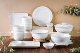  Quà Tặng Doanh Nghiệp bát sứ | Bát Sứ Bát Tràng bộ Đồ ăn vẽ vàng 21 chi tiết 