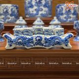  Bộ đồ thờ Bát Tràng cao cấp dâng gia tiên men sứ trắng đắp nổi 28 vật phẩm 