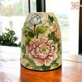  Bình Hoa men Màu dáng Chum vẽ Hoa nhiều kiểu dáng cao 19cm | Quà Tặng bình hoa Bát Tràng 