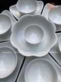  Bát Sứ Bát Tràng Hoa Mặt Trời hàng kỹ size 45 bộ 15 chi tiết | Quà Tặng Doanh Nghiệp bát sứ 