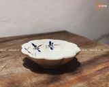  Quà Tặng Doanh Nghiệp bát sứ | Bát Sứ Bát Tràng bộ bát ăn decor gia đình họa tiết Chuồn Chuồn 18 chi tiết 