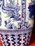  Quà Tặng Bố | Lục Bình Bát Tràng men trắng vẽ Tứ Cảnh Phúc Lộc Thọ cao 1m6 dáng béo bụng 50cm 